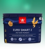 Краска ТИККУРИЛА EURO SMART 2 интерьерная водно-дисперсионная,  (9л=14кг) белая основа А