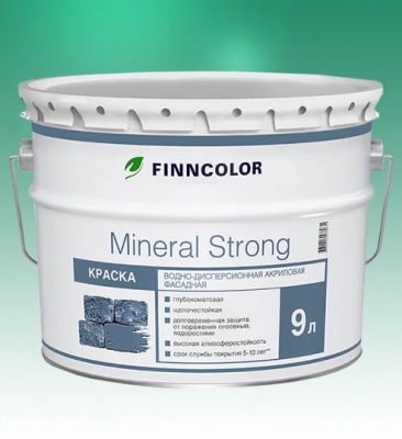 Краска Finncolor MINERAL STRONG фасадная база MRA гл/мат  (9 л)
