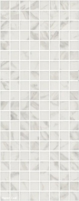 Плитка керамическая KERAMA MARAZZI Алькала 200х500х8мм декор белый мозаичный MM7203